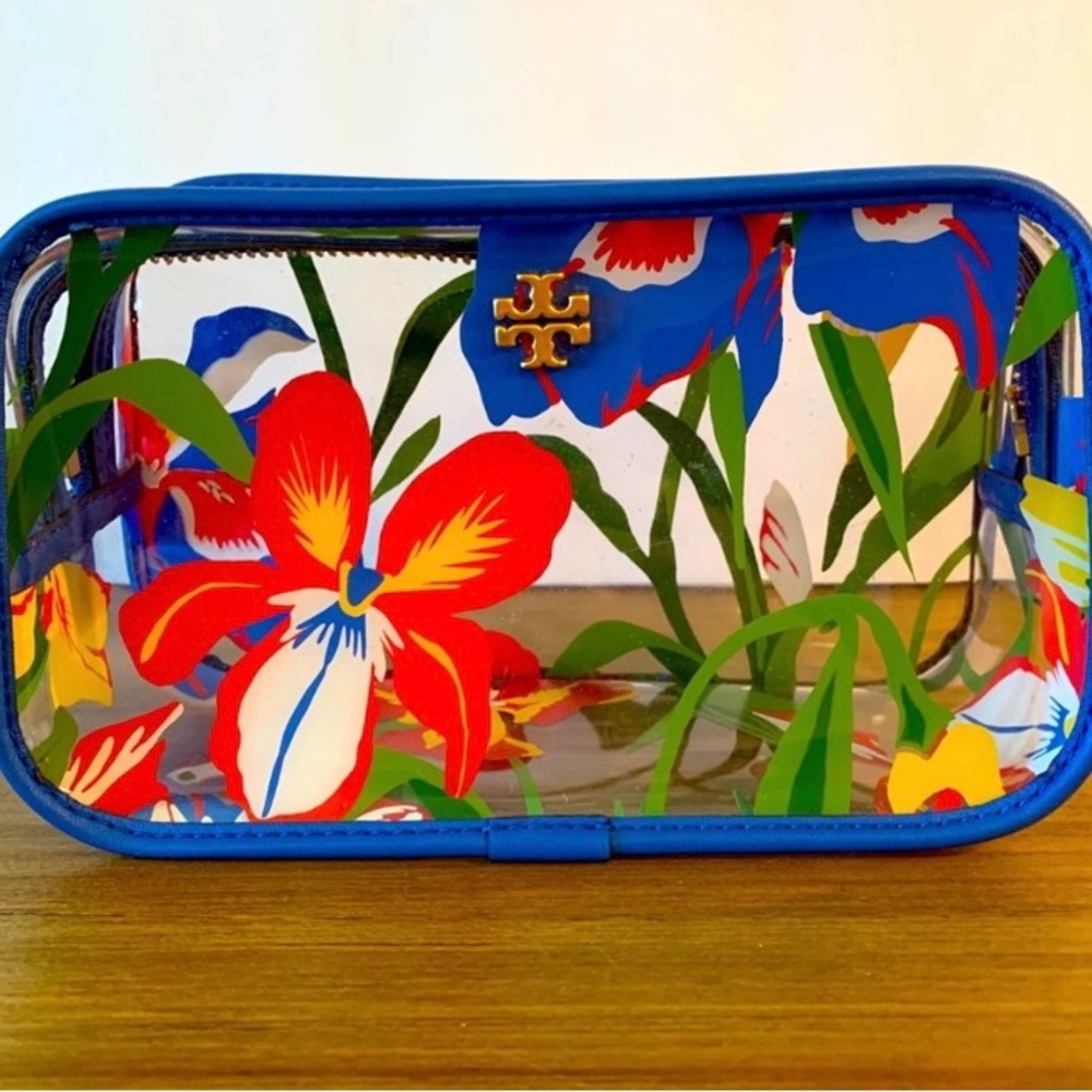 Tory Burch plastic pouch